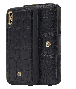 N301 Trend Ballroom Black Croco Gold iPhone X/XS