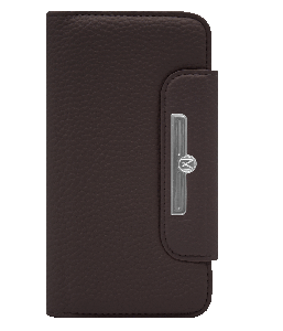 N303 Basic Walnut Dark Brown Grainy Silver iPhone XR