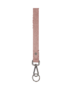 Stylish Long Multi-Keyring Ash Pink Reptile Gun Metal