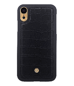 N300 Ballroom Black Croco Gold iPhone XR
